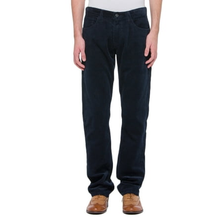 Bossini Mens Reliable Casual Snug Slim Fit Colourful Corduroy Pants,Waist 28-40"