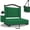 Hunter Green, variant on Efoee Bleacher seat for Sport, Stadium Seats with Back Support and Thick Cushion, Bleacher Chairs with Shoulder Strap and Side Pocket, Stadium Seat for Bleachers, Perfect for Sports Events