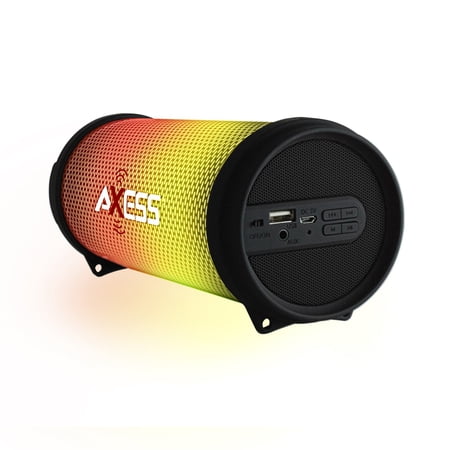UPC: 0818443016188 | Axess HIFI BT Media Speaker with Colorful RGB Lights in Black