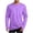 Purple, variant on Squevariel Men Sport Casual T Shirt Solid Color Long Sleeve Athletic Tee Crew Neck Thumb Hole Basic Top