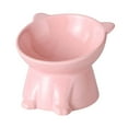 thumbnail image 3 of Tazón de comida para gatos Tazón de comida para mascotas Protección del cuello Dispensador de agua Tazón para perros Tazón de comida para rosa, 3 of 8