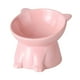 thumbnail image 3 of Comedero elevado para gatos, inclinado y elevado, protege la columna vertebral de las mascotas, comedero lento para mascotas. rosa, 3 of 9