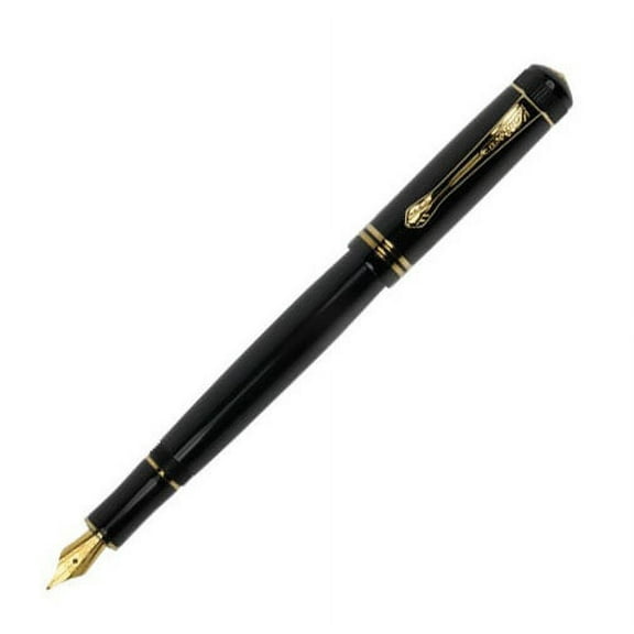 Kaweco Dia2 Fountain Pen - Black and Gold - Medium Point