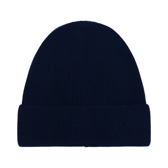 Resicozy Cuffed Beanie Knit Hat for Men Women Warm Winter Skull Cap Soft Lightweight Comfort Hat for Daily Wear Jogging Skiing Navy