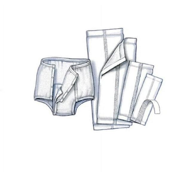Handi-Care Incontinence Liner 17 Inch Length, Moderate Absorbency, Polymer, Unisex, Reusable, Bag of 20