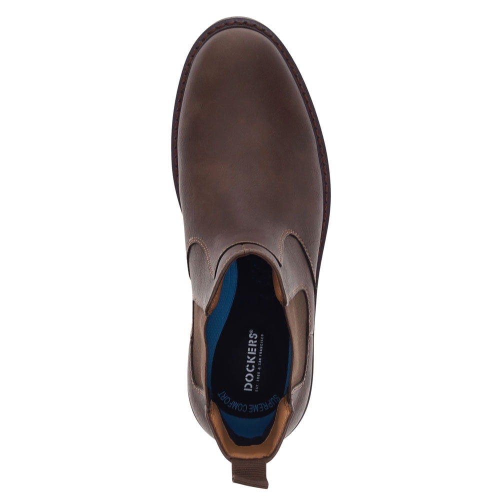 Dockers Mens Durham Dress Casual Classic Chelsea Boots - Walmart.com