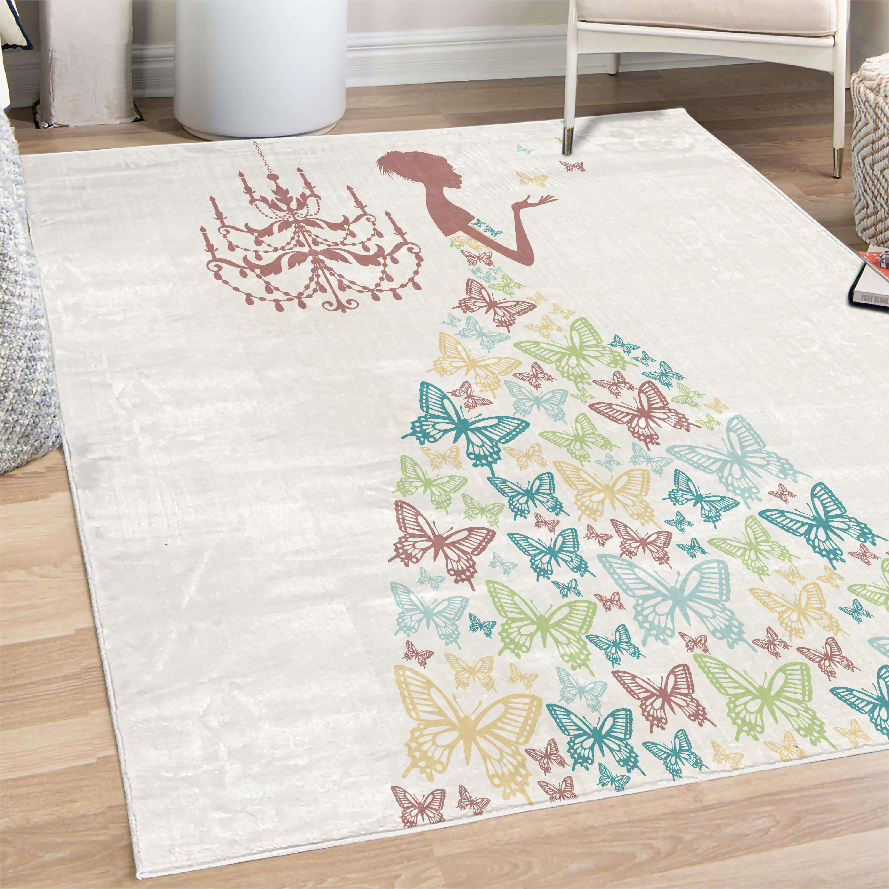 Vintage Decorative Rug, Love Country Wedding Themed Romantic ...