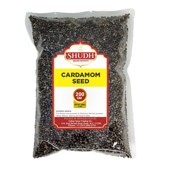 SHUDH Cardamom Seeds 200 Gram | All Natural | Vegan | Gluten Friendly | NON-GMO | Product of India