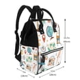 thumbnail image 2 of Fuzoiu Travel1 Print Diaper Bag Backpack,Baby Essentials Travel Tote,Multi function Waterproof Diaper Bag, Travel Essentials Baby Bag - Unisex, 2 of 6
