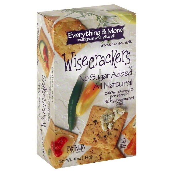 Partners Wisecrackers Crackers, 4 oz