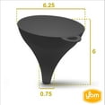 thumbnail image 3 of YBM Home Small Plastic Funnel for Water Bottle Liquid Transfer Food Grade, 4.5"H x Upper Diameter 4.5", 3 of 5