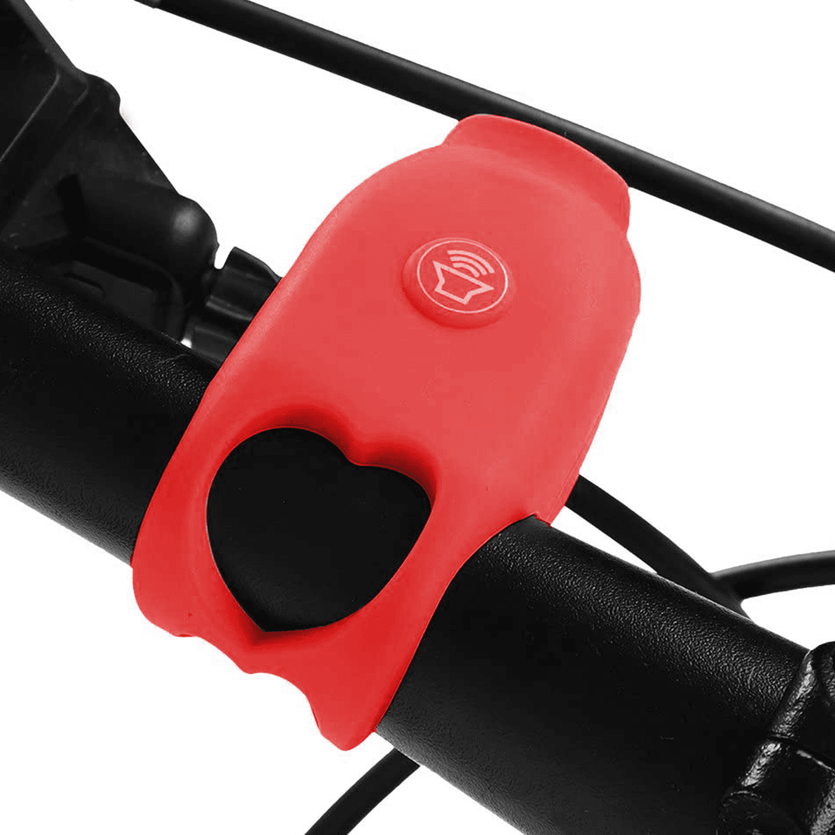 New Bike Bell Alloy Horn Sound Alarm Safety Cycling Super Loud Bike  Accessories Bike Horn Alarm Whistle Reminder(red) Fgao