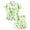 Green, variant on PMVFHDE Kids Pajamas Kids' St. Patrick's Day Printed Pajamas Short Sleeved Button Top Shorts Home Pajamas Set Green,4-5 Years