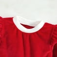 thumbnail image 4 of FDDMis Christmas Dress Toddler Off Shoulder Dress Off the Shoulder Long Sleeve Dress Christmas Newborn Outfit Girl 12 to 18 Month Girl Clothes, Red 12-18 Months, 4 of 7