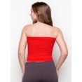 thumbnail image 2 of Women's Sexy Crop Top Sleeveless Stretchy Solid Casual Strapless Summer Tube Top, 2 of 4