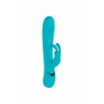 thumbnail image 1 of Vive Mimi 10-Function Silicone Rechargeable Triple Motor G-Spot Vibrating and Tapping Rabbit Vibrator, Blue, 1 of 4