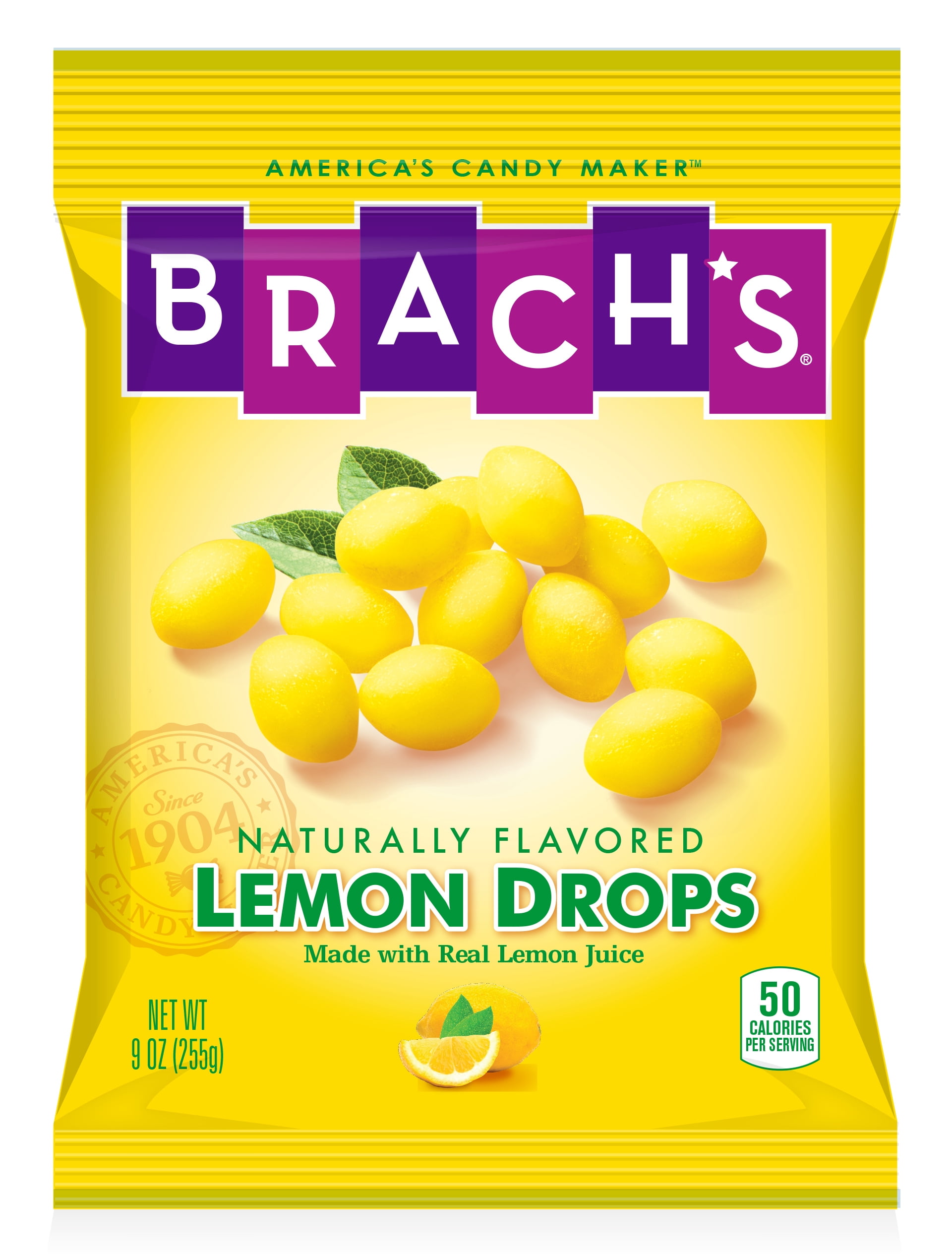 (6 Pack) Brach's, Lemon Drops Candy, 9 Oz