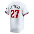 thumbnail image 3 of Men's Nike Ryan Jeffers White Minnesota Twins Home Limited Player Jersey, 3 of 3
