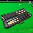 thumbnail image 2 of Tnarru Billiards Pool 4x4 Billiard Sticks Carrying Case Compact Carrier Billiard Rod Storage Bag Snooker Cue Storage Pouch Black, 2 of 9
