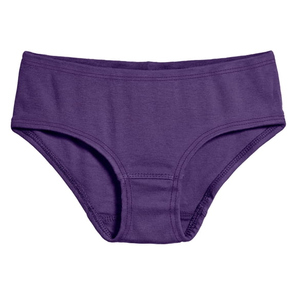 Made in USA Soft Cotton Girls Briefs Underwear | Purple