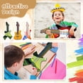 thumbnail image 4 of Juego de guitarras de madera DIY Syhood de 18 piezas con pinturas para niños, 4 of 7