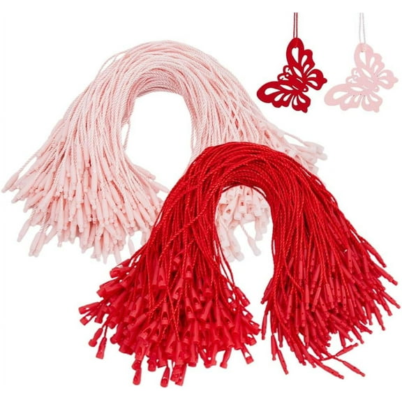 1set 400pcs 2 colors Polyester Thread Ties Tie Wraps Zip Ties Wire Twist Ties for Party Decoration Mixed color 13.5~20x0.37~0.38x0.35cm 200pcs/color