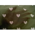 thumbnail image 5 of oneOone Cotton Silk Light Green Fabric Hearts Dress Material Fabric Print Fabric By The Yard 42 Inch Wide, 5 of 6