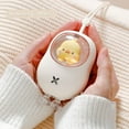 thumbnail image 1 of Cartoon Outdoor Duck Hiking Heater Electric Hand Warmer Winter Warm Warm Artifact WHITE, 1 of 8
