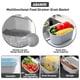 thumbnail image 2 of Inteprter Drenaje eficiente y recolección de residuos, filtro de fregadero de cocina, colador de drenaje de fregadero de cocina ordenado Organizadores de utensilios de cocina gris, 2 of 6