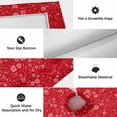 thumbnail image 6 of Red Christmas Outdoor Rug for Patio/Deck/Porch, Non-Slip Large Area Rug 5 x 7 Ft, Xmas Botanical Floral Indoor Outdoor Rugs Washable Area Rugs, Reversible Camping Rug Carpet Runner, 6 of 8