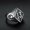 Silver, variant on Lucky Number Stainless Steel Punk Biker Gothic Number 13 Skull Ring 7-19-13-Silver