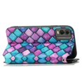 thumbnail image 3 of Compatible With Nokia C32 Case Colorful Wallet Card Slot Pu Leather Kickstand Magnetic Rfid Blocking Cover, 3 of 3