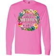 thumbnail image 3 of Inktastic Happy Mother's Day Flowers Long Sleeve T-Shirt, 3 of 5