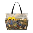 thumbnail image 1 of Disketp Vibrant Wildflower Meadow Bolsa de Playa de Gran Capacidad, Bolso Impermeable y a Prueba de Arena para Mujer, Ideal para Playa, Piscina y Natación, 1 of 7