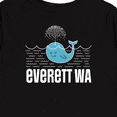 thumbnail image 4 of Inktastic Everett Washington Whale Watching Boys or Girls Long Sleeve Toddler T-Shirt, 4 of 5