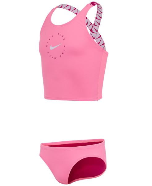Nike Swim Girls' Logo Tape Crossback 