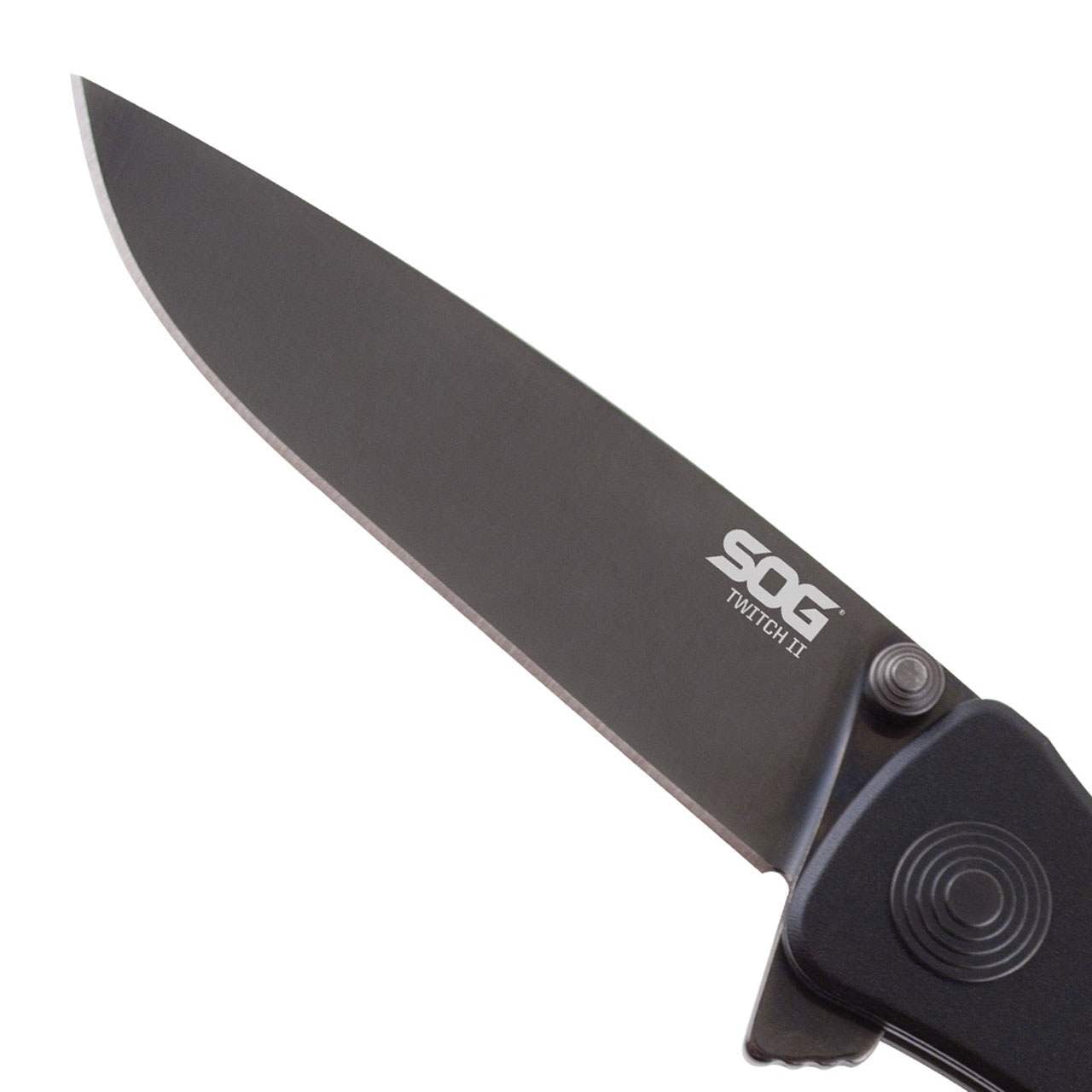 SOG Black Twitch II Folding Knife