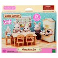 Calico Critters Dining Room Set, Dollhouse Furniture and Accessories