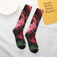 thumbnail image 5 of Salouo Red Viper Jungle Intensity Print Women's Men's Ankle Socks 1-pack Casual Athletic Socks for Unisex Adult Moisture-Wicking Socks for Daily Wear/Running/Sport, 5 of 8