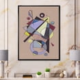 thumbnail image 2 of Designart 'Abstract Compositions Of Colored Geometric IV' Modern Framed Canvas Wall Art Print, 2 of 5