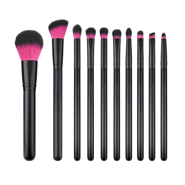 Set de herramientas para cejas, cosméticas, 12 piezas: pincel para base, pincel para maquillaje, pincel para sombra de ojos
