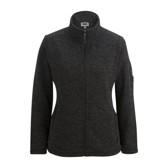 EDWARDS LADIES' SWEATER KNIT FLEECE JACKET