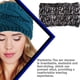 thumbnail image 4 of Diadema de invierno Sonducket para mujer orejeras Negro+Blanco, 4 of 6