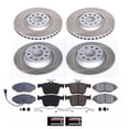 thumbnail image 2 of PowerStop Front and Rear Semi-Coated Rotor and Low-Dust Ceramic Brake Pad Kit SC8168, 2 of 3