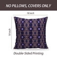 thumbnail image 2 of LALILO Throw Pillow Covers Pencil Ethnic With Navy Blue And Cream Cushion Cover 18" x 18", 3908 Pack, 2 of 6