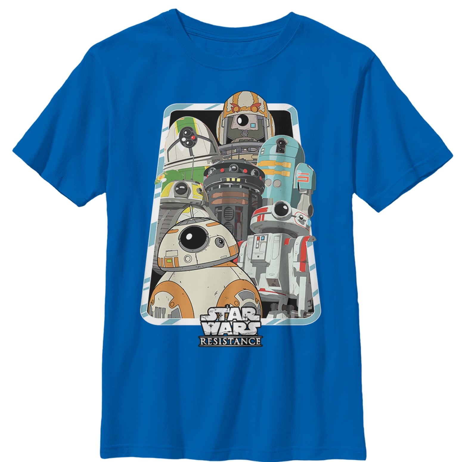 Star Wars Official Grey BB8 Resistance Hero Kids T-Shirt Age 3-8 RRP £15 