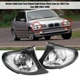 thumbnail image 1 of Par de lentes de luz de esquina, cubierta de luz de señal de giro, lentes transparentes para BMW E46 3-Series 4DR 2002-2005, 1 of 10