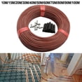 thumbnail image 3 of Lefu Underfloor Heating Cable, 12K Floor Heating Cable 33ohm/m Carbon Fiber Infrared, 3 of 8