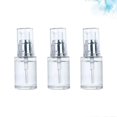 thumbnail image 2 of 3Pcs Empty Pump Cosmetic Bottles Essential Oil Bottle Empty Bottles Portable Pump Bottle (Silver and White 30ml), 2 of 3