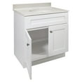thumbnail image 6 of Design House Brookings 31" x 22" Ready to Assemble Shaker 2-Door Bath Vanity with Cultured Marble 4" Centerset Top, White/Ivory Swirl, 6 of 27